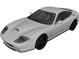 Ferrari 575M Maranello (2002) 3D Model preview