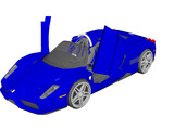Ferrari Enzo Cabrio [Tuned] 3D Model preview