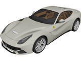 Ferrari F12 Berlinetta (2014) 3D Model preview
