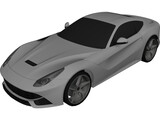 Ferrari F12 Berlinetta 3D Model preview