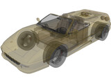 Ferrari F355 Spider 3D Model
