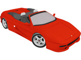 Ferrari F355 Spyder (1996) 3D Model
