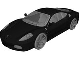 Ferrari F430 3D Model preview