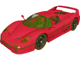 Ferrari F50 (1995) 3D Model preview
