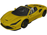 Ferrari F8 Spider (2020) 3D Model preview