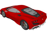 Ferrari F8 Tributo 3D Model