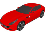 Ferrari FF (2012) 3D Model preview