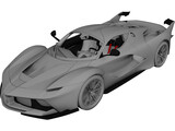 Ferrari FXX-K (2016) 3D Model preview