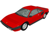 Ferrari Mondial (1980) 3D Model preview