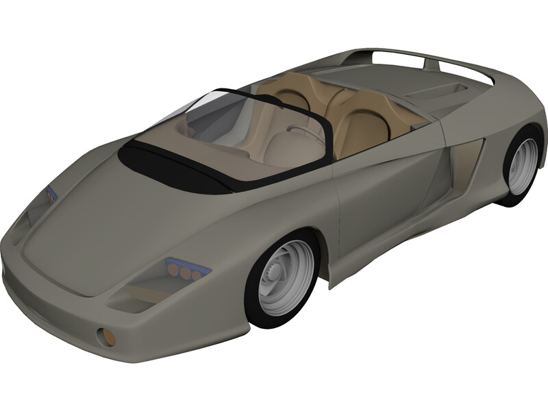 Ferrari Mythos Concept 3D Model