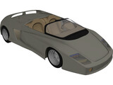 Ferrari Mythos Concept 3D Model