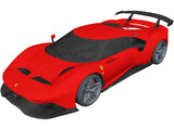 Ferrari P80C (2019) 3D Model preview