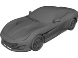 Ferrari Portofino (2018) 3D Model preview