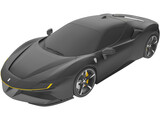 Ferrari SF90 Stradale 3D Model preview