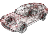 Ferrari SUV Concept 3D Model