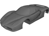 Ferrarri Enzo Body 3D Model preview