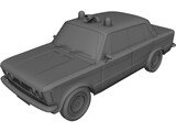 Fiat 125P 3D Model preview