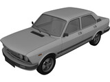 Fiat 132 (1981) 3D Model preview