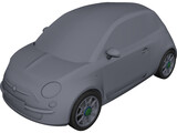 Fiat 500 3D Model preview