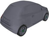 Fiat 500 3D Model