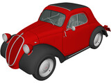 Fiat 500 Topolino (1936) 3D Model preview