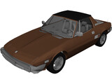 Fiat Bertone X19 3D Model preview