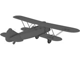 Fiat CR.42 3D Model