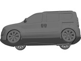 Fiat Doblo (2010) 3D Model