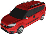 Fiat Doblo Maxi (2015) 3D Model preview