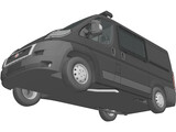 Fiat Ducato Police 3D Model