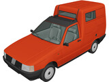 Fiat Fiorino (1988) 3D Model preview