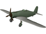 Fiat G.50 3D Model preview
