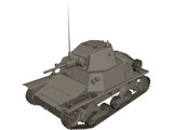 Fiat L3-33/1 3D Model preview