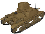 Fiat M11/39 3D Model