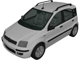 Fiat Panda (2011) 3D Model preview