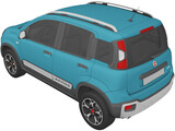 Fiat Panda Cross (2021) 3D Model