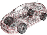 Fiat Punto 3D Model