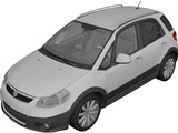 Fiat Sedici (2011) 3D Model preview