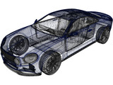 Fiat Torino Concept Coupe 3D Model