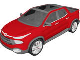 Fiat Toro 3D Model preview