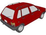 Fiat Uno 3D Model