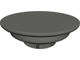 Fire Detector 3D Model preview