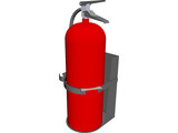 Fire Extinguisher 20lb 3D Model preview