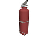 Fire Extinguisher 3D Model preview