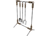 Fire Place Tools and Rack 3D Model