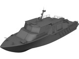 Fire Rescue Crew Boat 3D Model preview