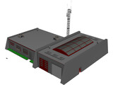Fire Station 3D Model preview