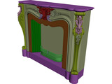 Fireplace 3D Model preview