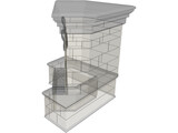 Fireplace Stone 3D Model