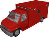 Firetruck Small 3D Model preview